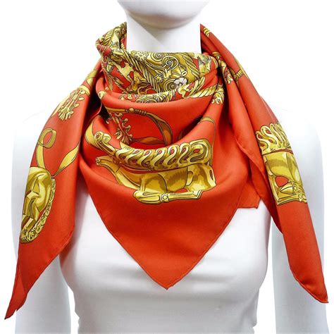 carre hermes vintage|authentic hermes scarves.